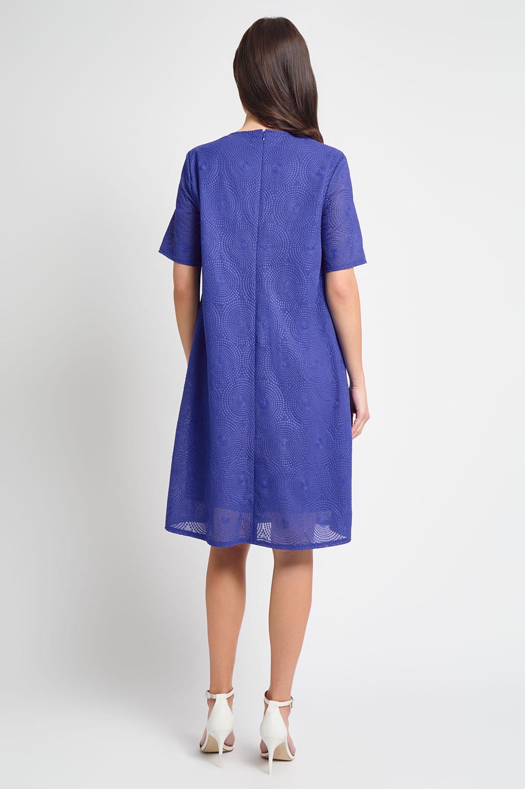 A-Line Embroidered Woven Dress